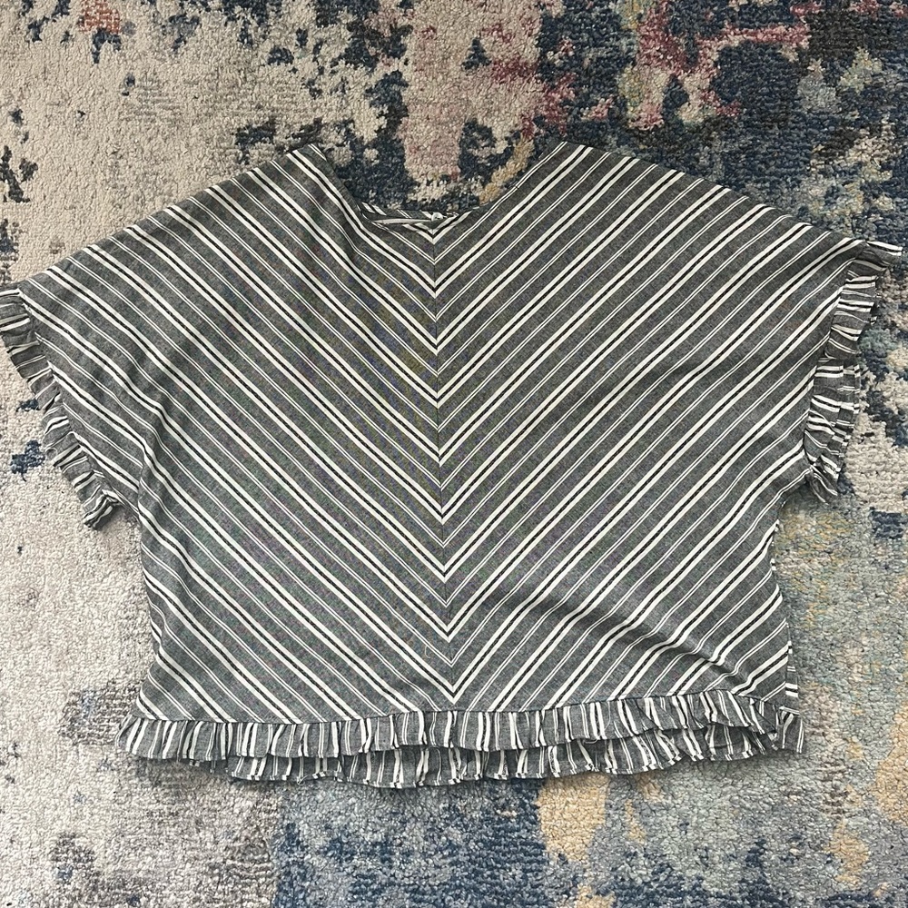 Striped cropped top